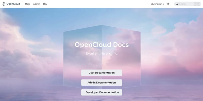 OpenCloud screenshot