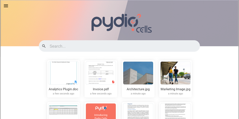 Pydio Cells screenshot