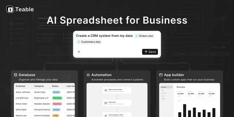 Teable screenshot