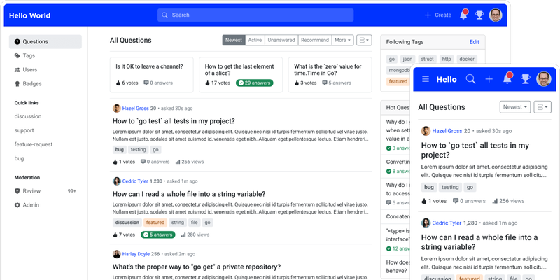 Apache Answer screenshot