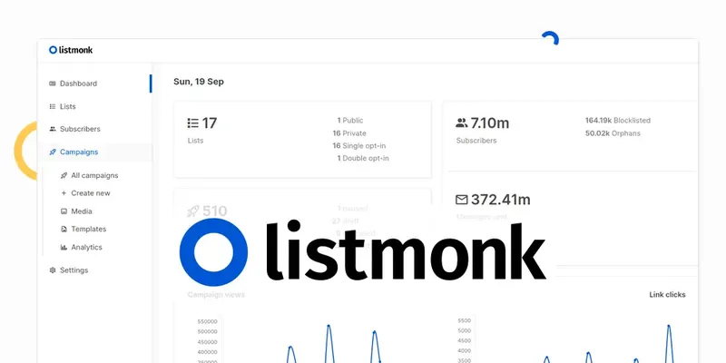listmonk screenshot