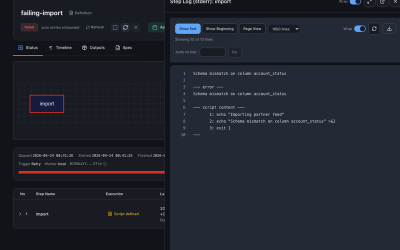Managed Dagu hosting