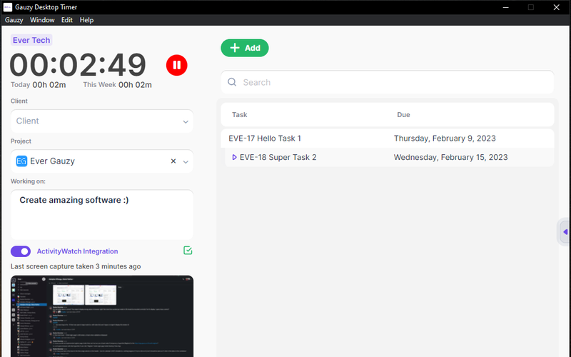 Managed Ever Gauzy hosting