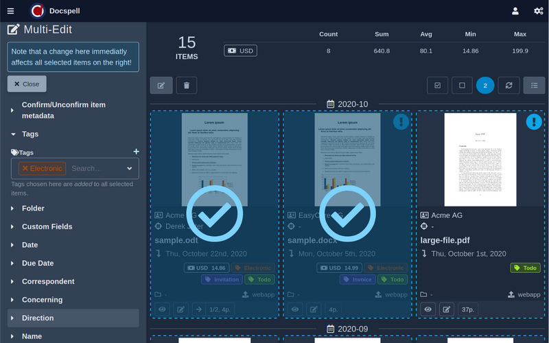 Managed Docspell hosting